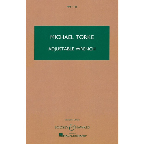 Adjustable Wrench Study Score Book