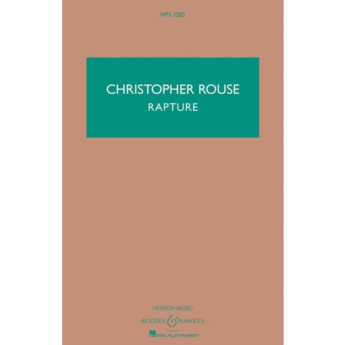 Rapture Study Score Book