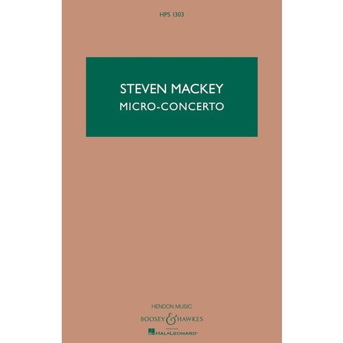 Micro Concerto Study Score Book