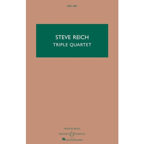 Triple Quartet Study Score Book