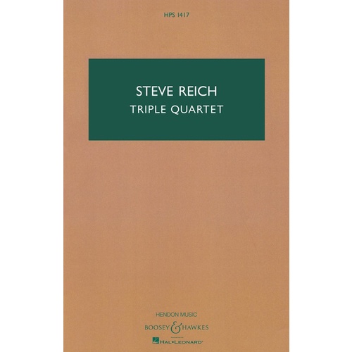 Triple Quartet Version For String Ensemble Study Book