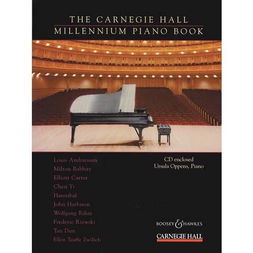 Carnegie Hall Millenium Piano Book/CD
