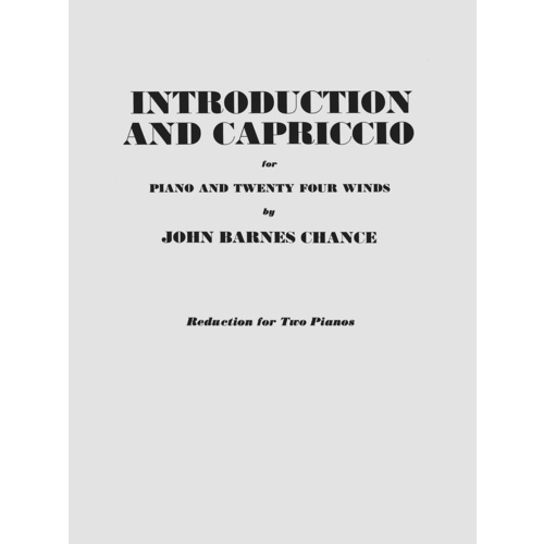Intrdctn Capriccio Piano Book