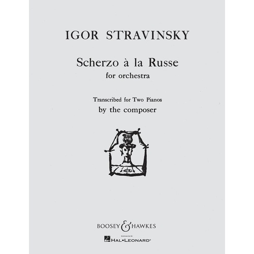 Scherzo A La Russe 2 Piano Book