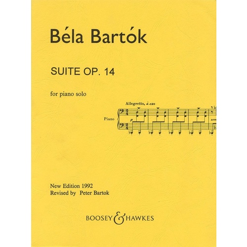 Bartok - Suite Op 14 Piano Solo Book