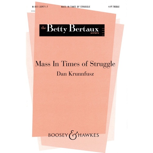 Mass In Struggle SSAa Book