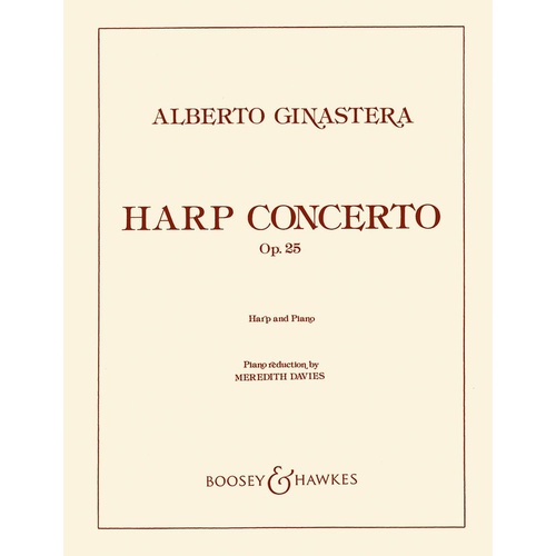 Harp Concerto Harp Piano Book