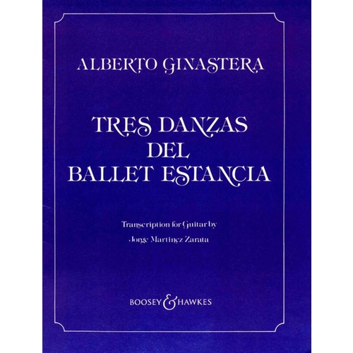 Tres Danzas Estan Guitar Book