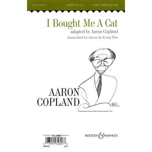 Bought Me Cat SATB/Pn Book