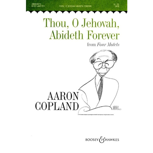 Thou Jehova Abide SATB Book