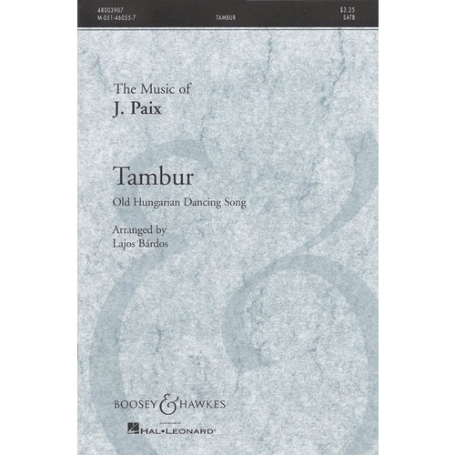Tambur SATB Acappella Book