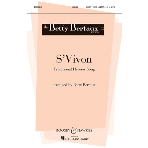 Svivon 4Pt Treb Acap Book