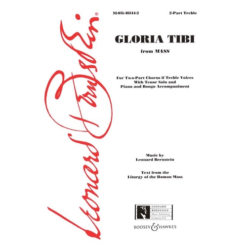 Gloria Tibi Mass 2Pt Book