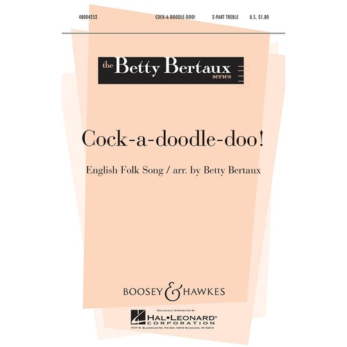 Cock-A-Doodle-Do 2Pt Treble Book