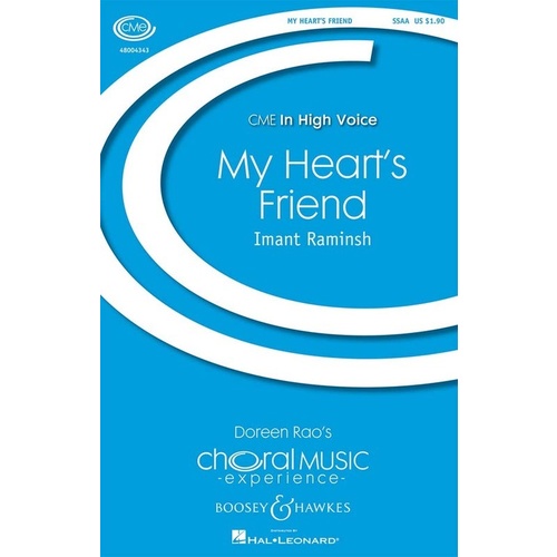 My Hearts Friend SSAa Book