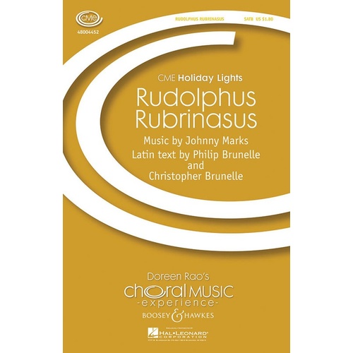 Rudolphus Rubrina SATB Book