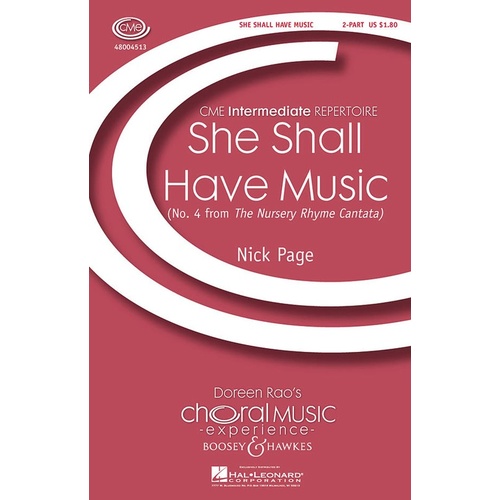 She Shall Have SA/Piano Book