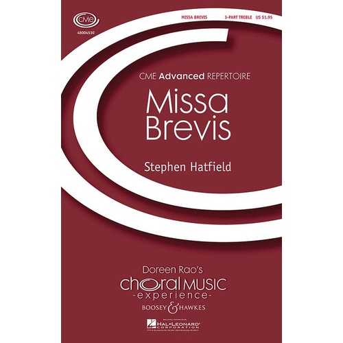 Missa Brevis SSA Acap Book