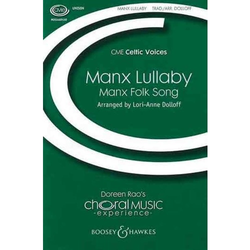 Manx Lullaby Unis Treb Book