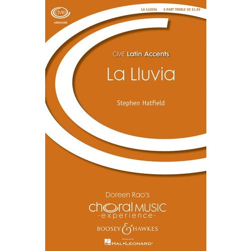 La Lluvia SSA A Cappella Book