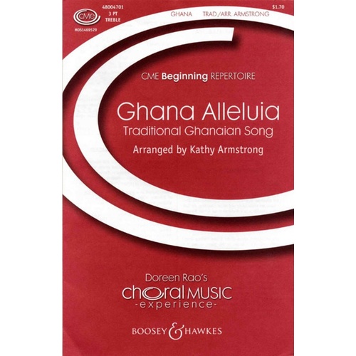 Ghana Allelulia 3Pt Book