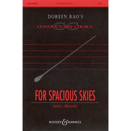 Spacious Skies SATB Book