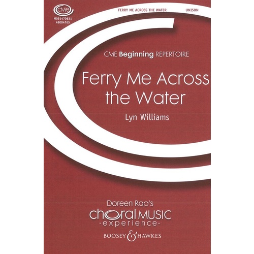 Ferry Me Across The Water Unison Book