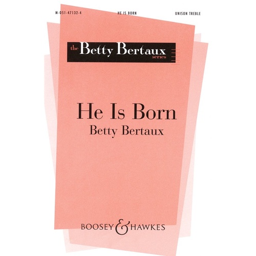 He Is Born Unison Trombonel Book