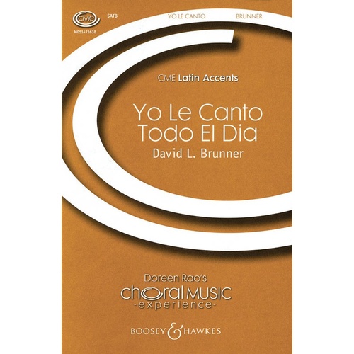 Yo Le Canto Todo El Dia SATB Book