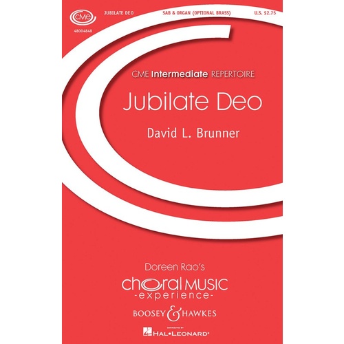 Jubilate Deo Sab/Organ Book