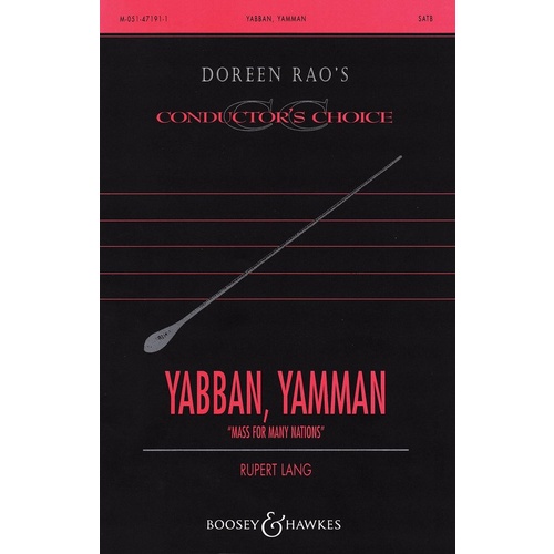 Yabban Yamman SATB/Piano Book