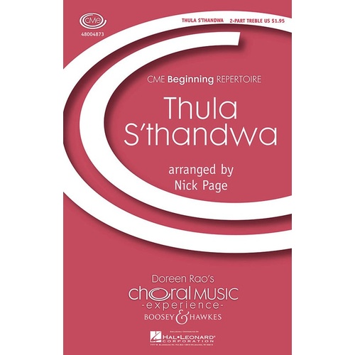 Thula Sthandwa 2Pt Book