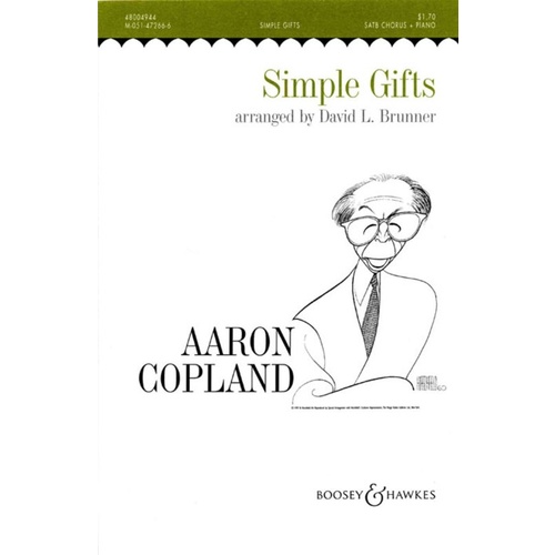 Simple Gifts SATB Book