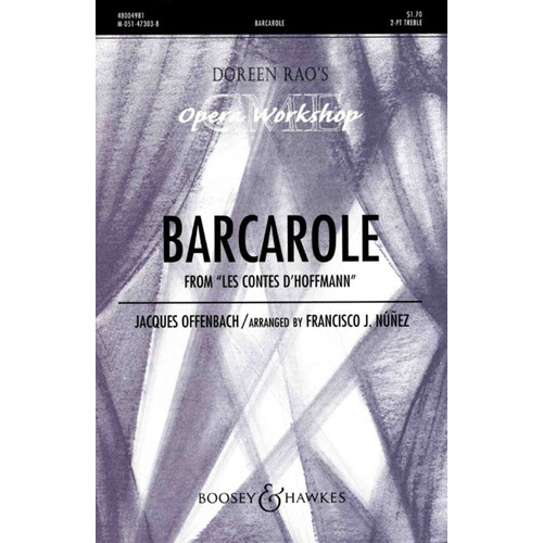 Barcarole 2Pt Treble Book