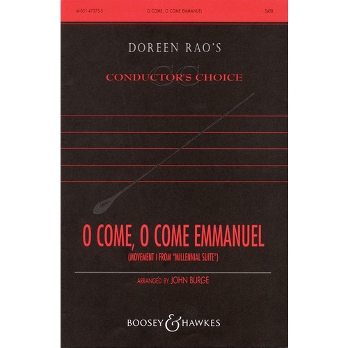 O Come Emmanue SATB Book