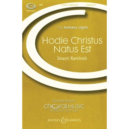 Hodie Christus SATB Book