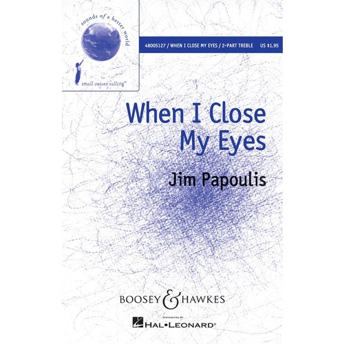 When I Close My Eyes 2Pt Book