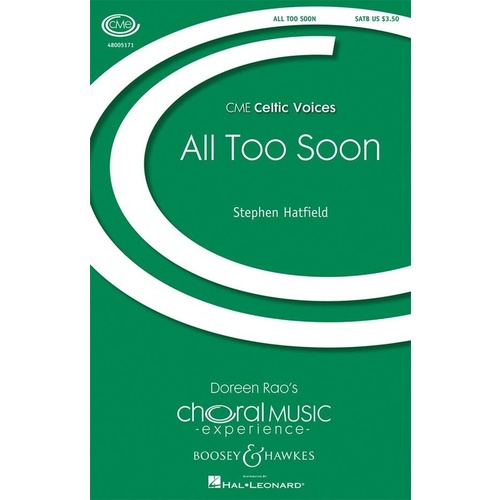 All Too Soon SATB Book