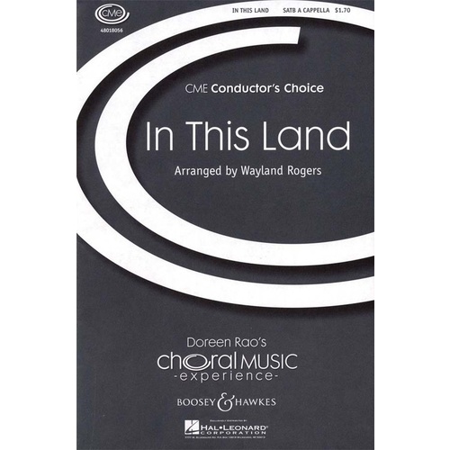 In This Land SATB Book