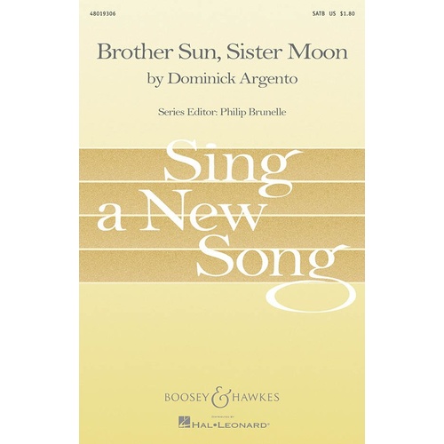 Brother Sun Sister Moon SATB Book