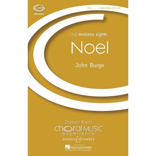 Noel 4 Pt Treble Book