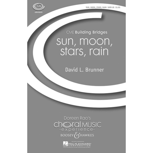 Sun Moon Stars Rain SATB Book
