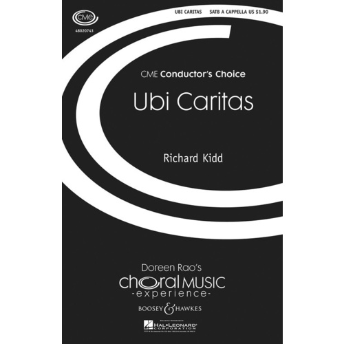 Ubi Caritas SATB A Cappella Book