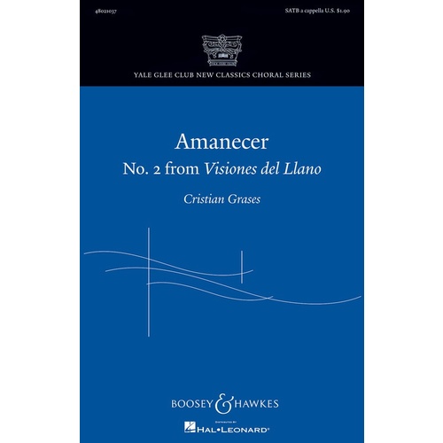 Amanecer No 2 From Visiones Del Llano SATB Book