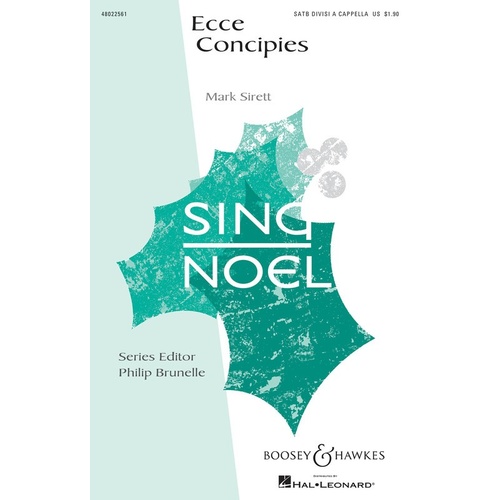Ecce Concipies SATB Book