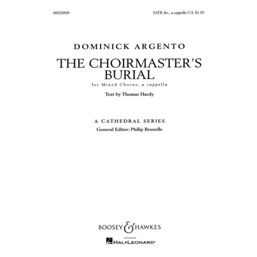 Choirmasters Burial SATB Book