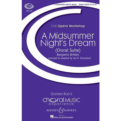 Midsummer Nights Dream Choral Suite Treble Book