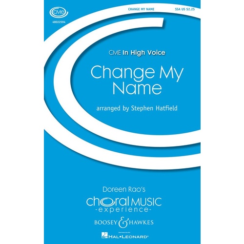 Change My Name SSA Book