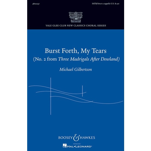 Burst Forth My Tears SATB Book