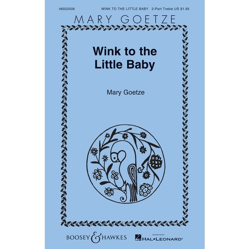 Wink To The Little Baby 2Pt Book